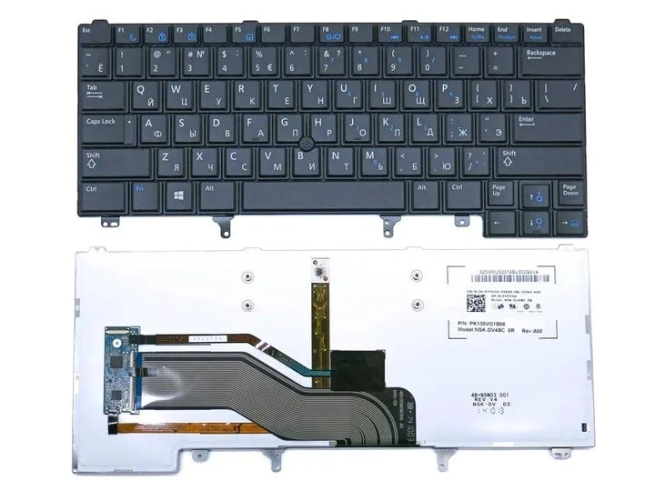 Клавиатура Dell Latitude E6420, E5420 Подсветка 