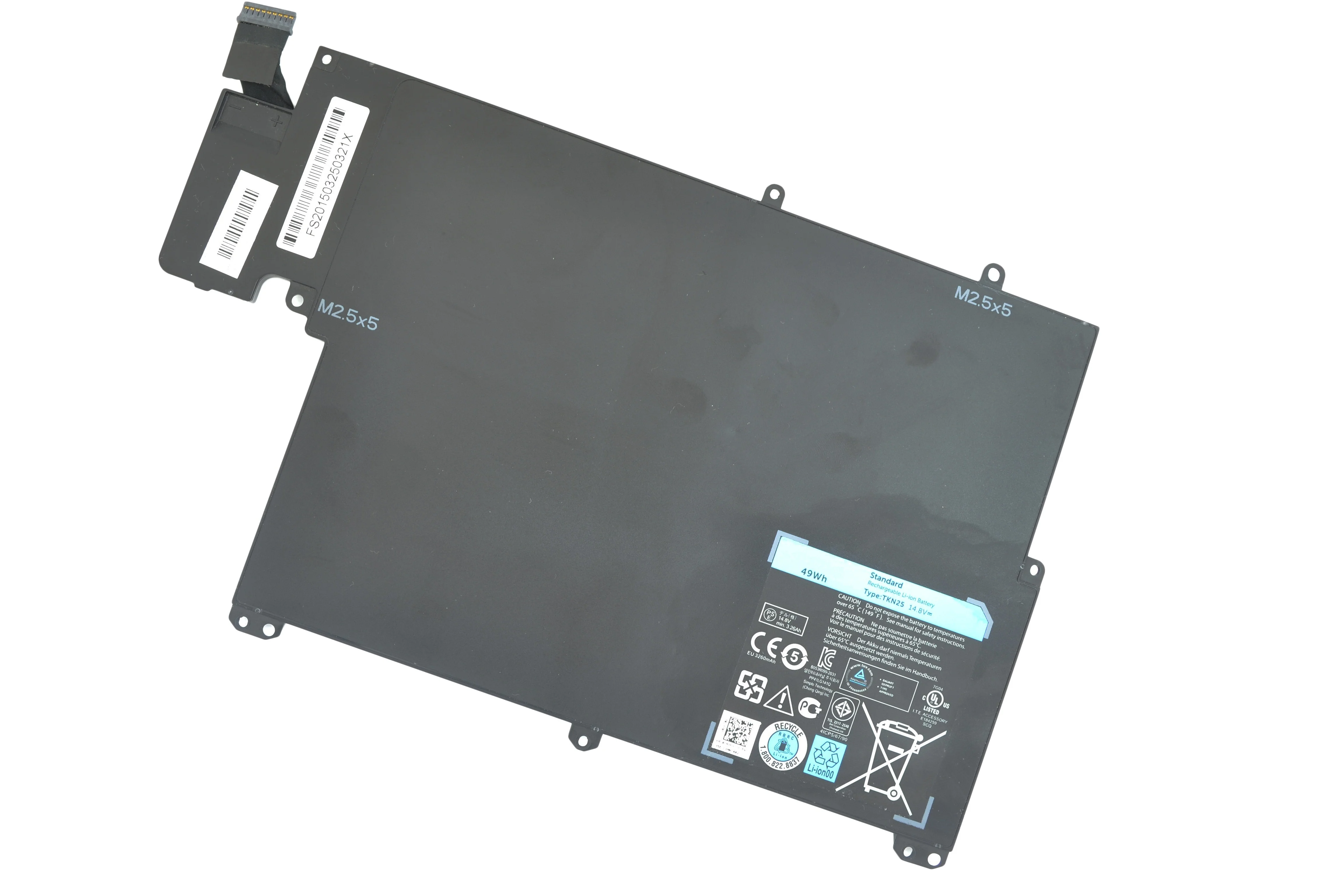 Батарея Dell  Inspiron 13.3 13z 5323, Vostro 3360   TKN25 - изображение 2
