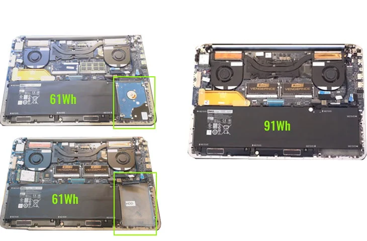 Батарея Dell Precision M3800; M3800 Mobile Workstation    H76MV   XPS 9530  61W - изображение 3